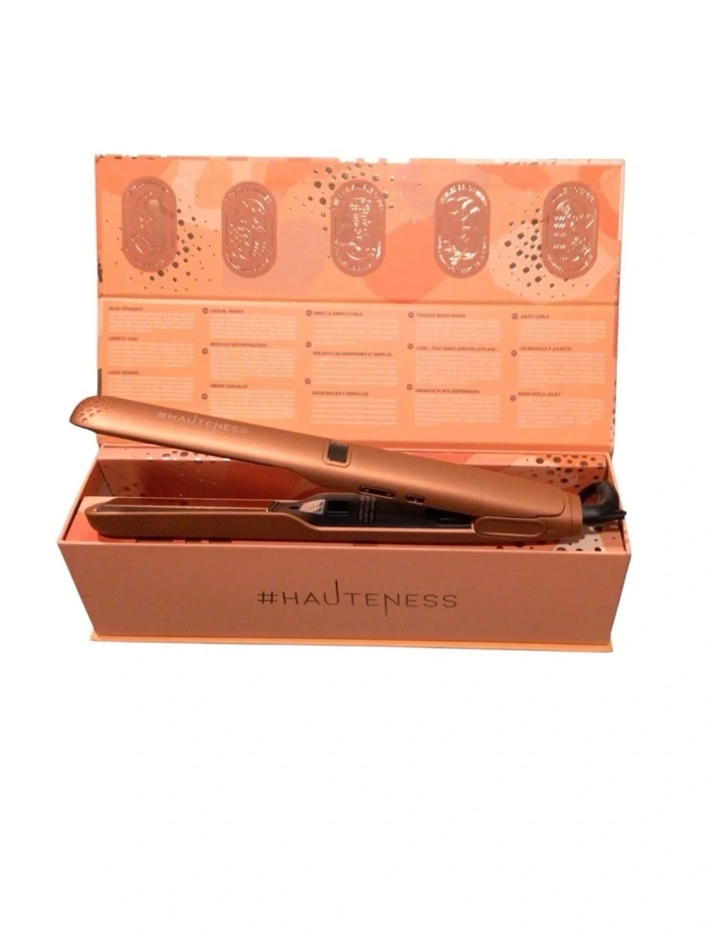 Hauteness Digital 2inOne Hair Tool Orange NEW